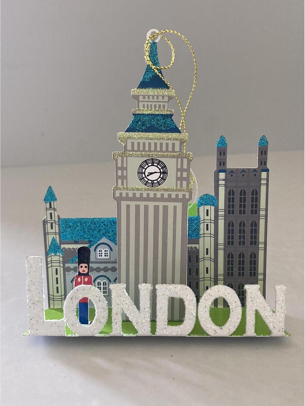 St. Nicholas Square Around the World LONDON Ornament (4 1/2 inch - Height)